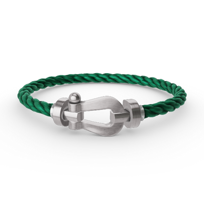 Mysitc FORCE LARGE HORSESHOE NO DIAMOND BRACELET SILVER