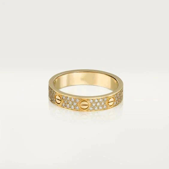 Mysitc LOVE RING 3.6MM DIAMOND PAVED