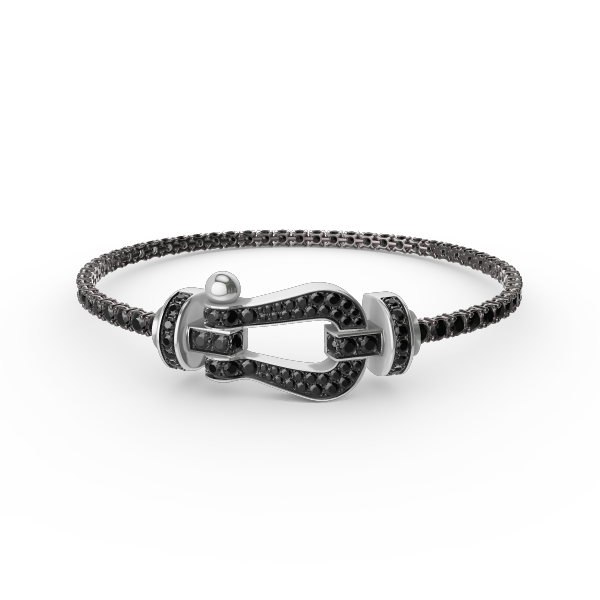 Mysitc FORCE  LARGE HORSESHOE FULL DIAMOND TENNIS BRACELET
